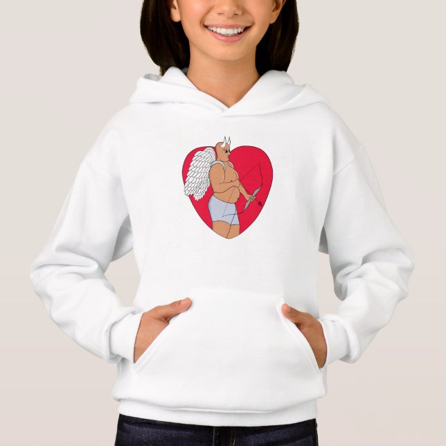 Romantic Heart With an Unusual Cupid (Front)