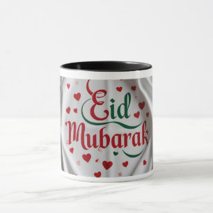 Romantic Hearts Eid Mubarak Mug
