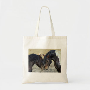 Romantic Horse Budget Tote Bag