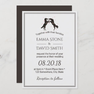 Romantic Horse Wedding Invitation