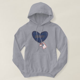 Romantic Hubby Wifey Electric Lockout Tagout Heart Hoodie