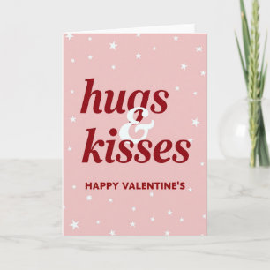Romantic Hugs Kisses Card
