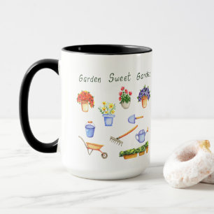 Romantic I love my fowers Minimalist Cute       Mug