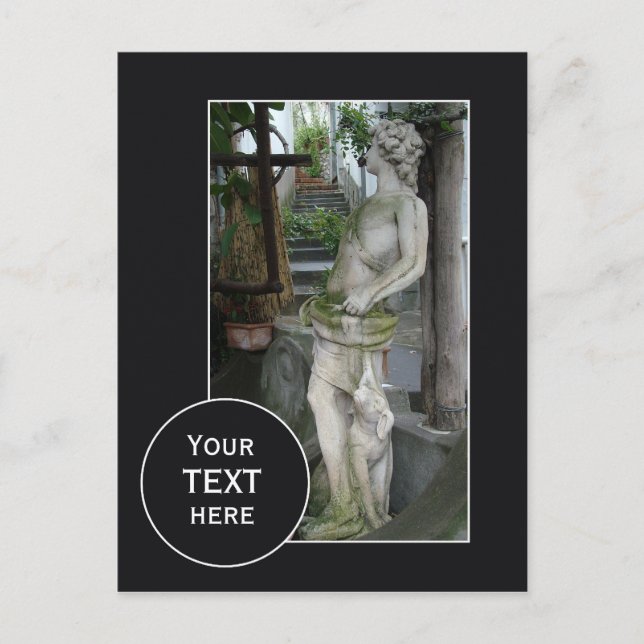 Romantic Italy custom postcard (Front)
