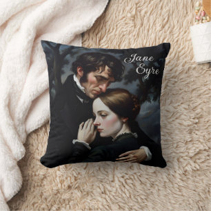 Romantic Jane Eyre and Edward Rochester Cushion
