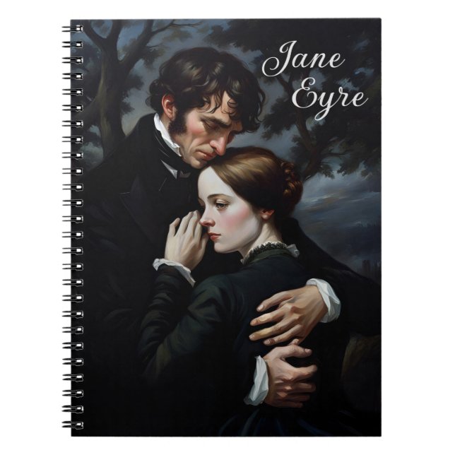 Romantic Jane Eyre and Edward Rochester Notebook (Front)