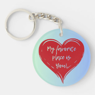 Romantic keychain
