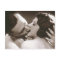 Romantic Kissing Couple Postcard