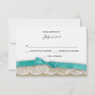 Romantic Lace and Dark Aqua Response