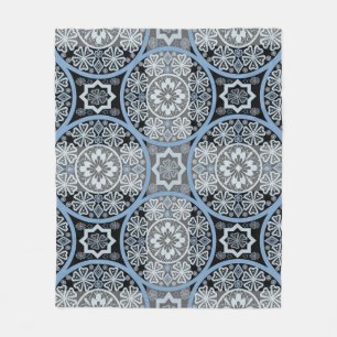 Romantic Lace: Bright Abstract Print. Fleece Blanket