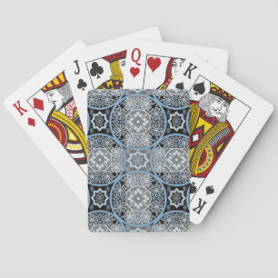 Romantic Lace: Bright Abstract Print. Playing Cards