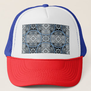 Romantic Lace: Bright Abstract Print. Trucker Hat