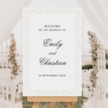 Romantic Lace Frame Wedding