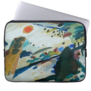 Romantic Landscape by Wassily Kandinsky Laptop Sleeve