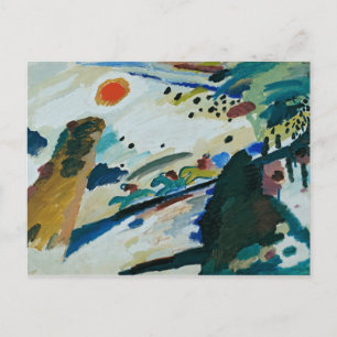 Romantic Landscape by Wassily Kandinsky Postcard