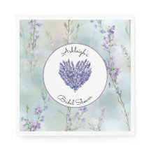 Romantic Lavender Flowers Garden Bridal Shower