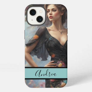 Romantic LBD Sophisticated Vintage Elegance iPhone 13 Case