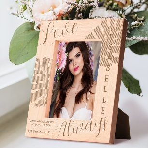 Romantic Love Always Foliage Etched Frames