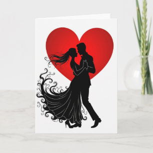 Romantic Love Dance Card
