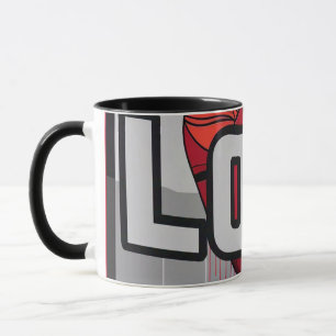 Romantic Love Design Mug – Cute Heart & Love Quote