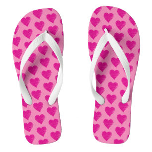 ROMANTIC LOVE HEARTS JANDALS THONGS