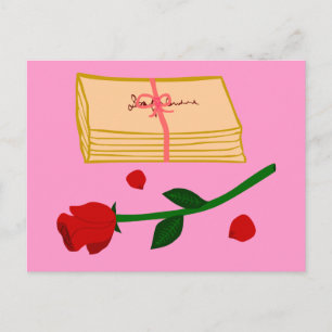 Romantic Love Letters Postcard