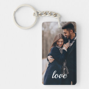 Romantic Love Message Date Personalised Photo Keyc Key Ring