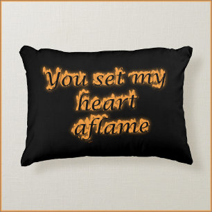 Romantic Love Quote Decorative Cushion