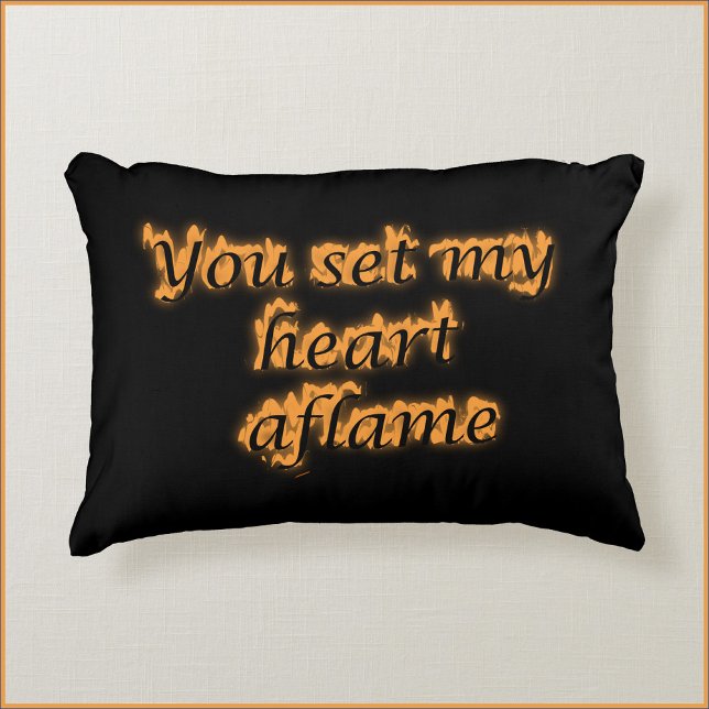 Romantic Love Quote Decorative Cushion (Creator Uploaded)