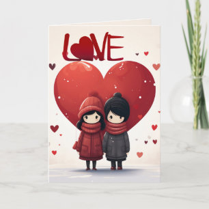 Romantic Love Quote Design Elegant Pink Love Card