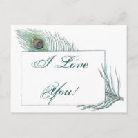 Romantic Love Quote Inspirational Peacock
