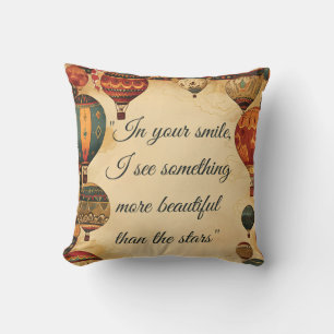 Romantic Love Quote Typography-Anniversary Gift  Cushion