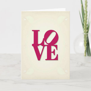 Romantic Love Scroll Card