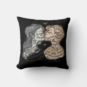 Romantic Love Throw Pillow Artistic Home Décor Gif