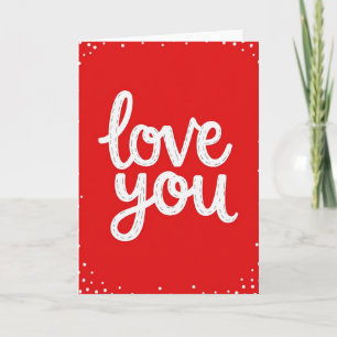Romantic Love You Dots Card