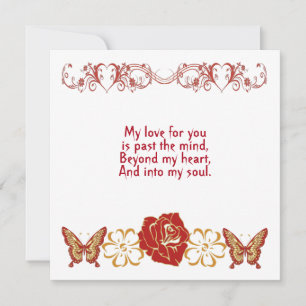 Romantic Love You Quote Soulmate Floral Custom