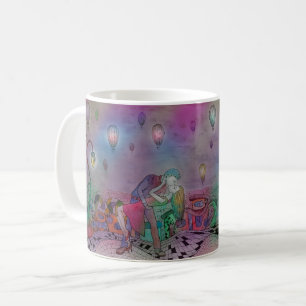 Romantic Lovers Kiss - City of Eternal Love  Coffee Mug