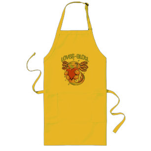 Romantic Loves - happy axolotl Long Apron