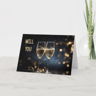ROMANTIC/LOVING PROPOSAL  HOLIDAY CARD