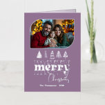Romantic Luxe Hand Drawn Merry Christmas Photo Foil Holiday Card<br><div class="desc">Send festive cheer with this real foil Christmas Photo Card featuring a whimsical hand drawn “Merry Christmas” design. The elegant metallic foil shines against a bold background, paired with your favourite holiday photos for a modern yet cosy look. A stylish way to share your warmest Christmas wishes with family and...</div>