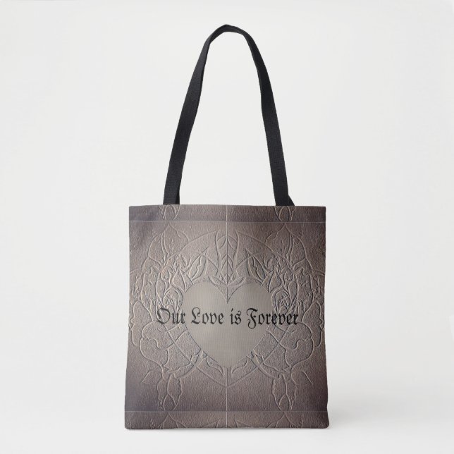 Romantic Message tote bag (Front)
