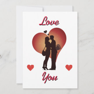 Romantic Minimalist Valentine's Day Card