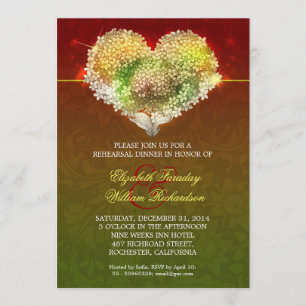 romantic modern rehearsal dinner invitations