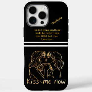 Romantic moment on a unique Pocket flame iPhone 16 Pro Max Case