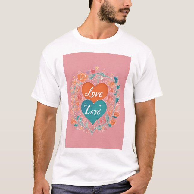 Romantic moments man's t-shirt  (Front)