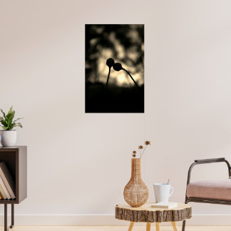 Romantic Moody Flowers – Botanical Fantasy Boho Poster