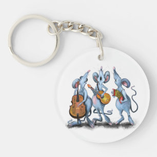 Romantic Mouse Band Keychain Gift Fun