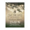 romantic night lights rustic save the date