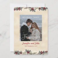 Romantic Nothing Fancy Just Love Winter Wedding