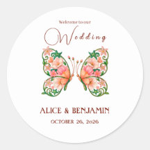 Romantic Oil Painting Floral Butterfly